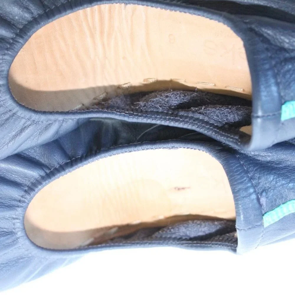 Tieks by Gavrieli Flexible Ballet Flats Navy Shoes Women's Size 6 H13444 - Picture 8 of 10